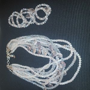 Sassy Jones Malia Necklace and matching stretch bracekets